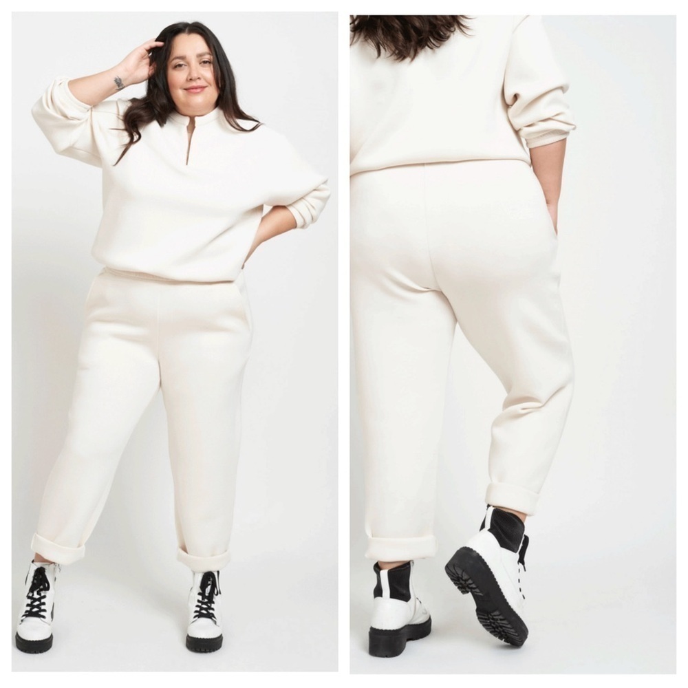 LEZE The Label Kendal Pant in Bone Size XL NWT